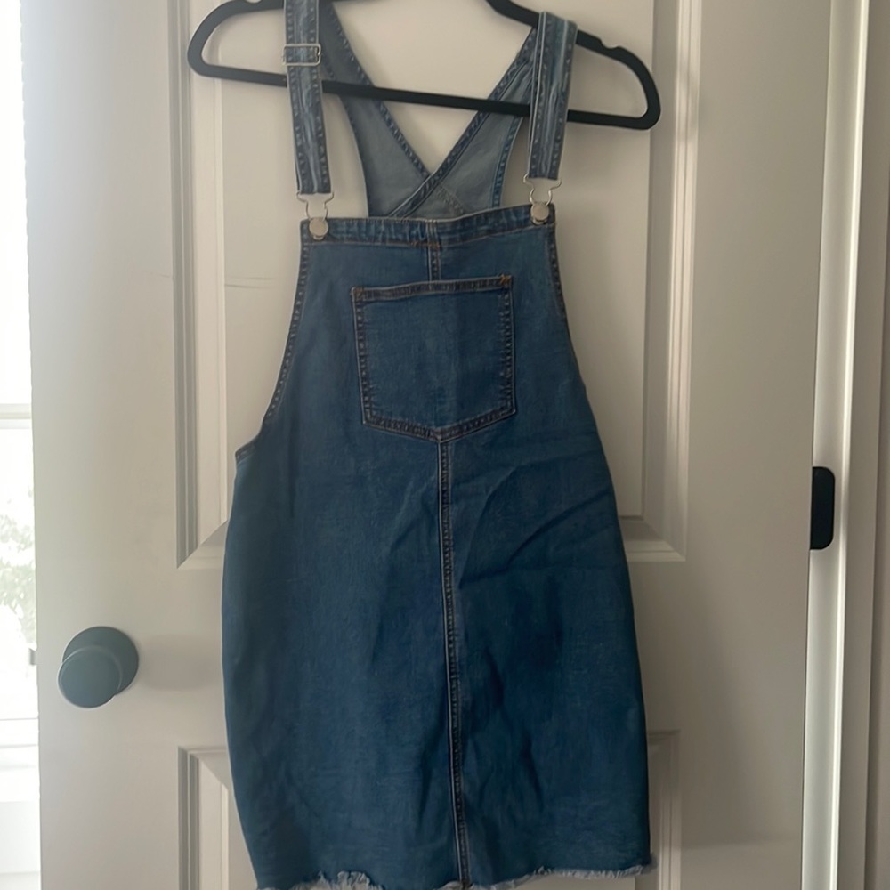 Denim BLVD LOS ANGELES overall skirt